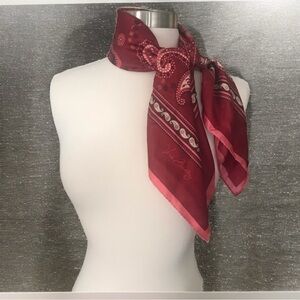 Vera Bradley Mesa Red Silk Scarf